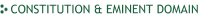 The Constitution and Eminent Domain